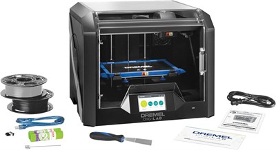 Отмеченный наградами 3D-принтер Dremel DigiLab 3D45-01 с нитью, подогреваемой рабочей платформой, автоматическим выравниванием по 9 точкам, совместимостью с ПК и MAC OS, Chromebook и iPad, возможностью печати на материалах из нейлона, ECO-ABS, PETG и PLA. 1000011784 - фото 547986