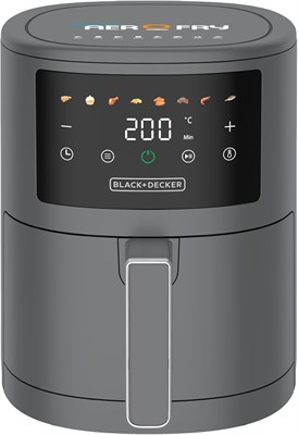 Цифровая аэрофритюрница BLACK+DECKER «8 в 1» | Объём 3,5 л с технологией быстрой конвекции воздуха | Мощность 1500 Вт с цветным светодиодным дисплеем | Функция автоматического выключения с 3 звуковыми сигналами при встряхивании | AF3550-B5 1000011808 - фото 548108