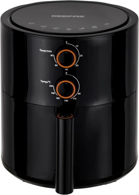 Аэрофритюрница Geepas GAF37513 / емкость 4,0 л, антипригарное покрытие, технология Vortex Frying / многофункциональная, таймер 1-60 мин, температура 80-200 °C | гарантия 2 года, цвет черный 1000011814 - фото 548137