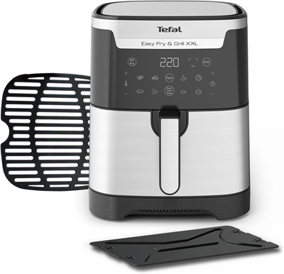 Аэрофритюрница TEFAL Easy Fry&Grill Digital 2-в-1 XXL 6.5 Ёмкость 1830 Вт, Flexcook, разделитель для двух режимов приготовления (аэрофритюр + гриль), 8 автоматических программ, регулируемая температура, таймер EY801D27 1000011821 - фото 548172
