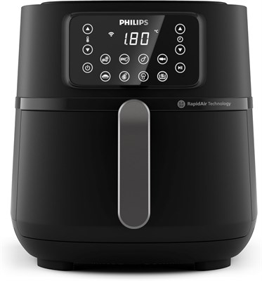 Аэрофритюрница Philips серии 5000 XXL с подключением к приложению Home ID — 7,2 л, 2000 Вт, технология Rapid Air, противень в комплекте, HD9285/93 1000011847 - фото 548295