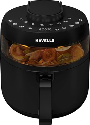 Аэрофритюрница Havells Prolife Crystal | Прозрачное окно | На 85% меньше масла | Кастрюля 5 л | Меню из 8 предустановленных программ | Автоматический перезапуск | Сенсорный экран | Цифровой дисплей | Режим дегидратации | Мощность 1500 Вт и гарантия 2 года 1000011930 - фото 548690