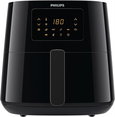 Аэрофритюрница Philips 6,2 л XL (Essential) Connected HD9280/91 — Rapid Air, корзина Quick Clean, приложение HomeID для рецептов, черный цвет 1000011956 - фото 548814