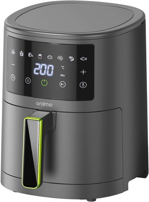Цифровая аэрофритюрница Oraimo, 1500 Вт, объём 3,5 л, 8 предустановленных режимов, сенсорный дисплей, приготовление без масла с технологией Rapid Air, регулируемый таймер температуры, антипригарное покрытие 1000011978 - фото 548924