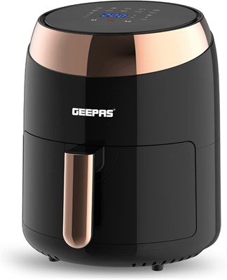 Цифровая аэрофритюрница Geepas, 3,5 л, антипригарное покрытие, GAF37501 | Аэрофритюрница без масла и жира | Защита от перегрева | Сенсорная панель | 7 программ жарки | Программа с изменяемым временем приготовления 1000012013 - фото 549095