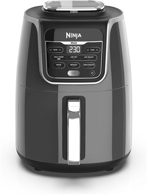 Аэрофритюрница NINJA Max с 6 функциями: воздушная жарка, хрустящая корочка, жарка, выпечка, разогрев, сушка, объём 5,2 л, серый, AF160ANZ 1000012040 - фото 549210