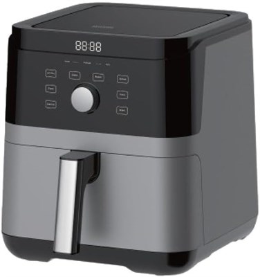Аэрофритюрница Danube Home Milano ML-55G2 5,5 л | Аэрофритюрница из нержавеющей стали и пластика | Без масла, для кухни, дома и столовой, многоцветная 1000012059 - фото 549299