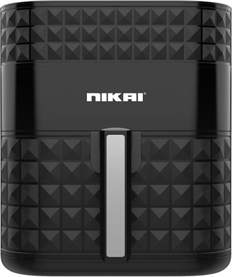 Аэрофритюрница Nikai XXL 5,5 л, 1800 Вт, противень 7 л, ручное управление, 7 предустановленных программ со встроенной функцией предварительного разогрева, смотровое окно, регулируемая температура и таймер, диапазон температур 80–200 °C, таймер 0–60 мин — 1000012081 - фото 549393