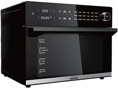 Аэрофритюрница Generaltec 30 л с прозрачным окном и специальной функцией двойного приготовления, 7 аксессуаров, умная большая аэрофритюрница 18 в 1 1000012086 - фото 549414