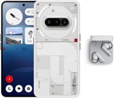 Nothing Phone A059 (3a) 5G, белый, (12 ГБ ОЗУ, 256 ГБ встроенной памяти), камера 50 МП, гибкий AMOLED-дисплей FHD+ 6,77 дюйма, аккумулятор 5000 мА·ч 1000012321 - фото 549901