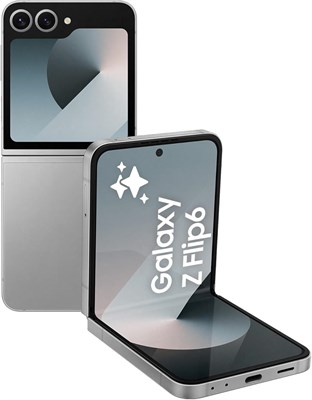 SAMSUNG Galaxy Z Flip6, 12 ГБ ОЗУ, 256 ГБ встроенной памяти, цвет Silver Shadow, камера 50 МП, гарантия продавца 1 год (международная версия) 1000012339 - фото 549983