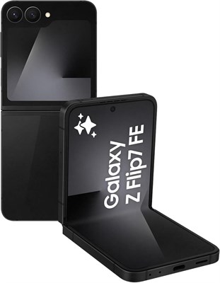 Samsung Galaxy Z Flip7 FE, смартфон с поддержкой Al, черный, 256 ГБ встроенной памяти, 8 ГБ встроенной памяти, складная конструкция, 50-мегапиксельная камера для селфи, плавный процессор, аккумулятор 4000 мА·ч, гарантия производителя 1 год 1000012408 - фото 550294