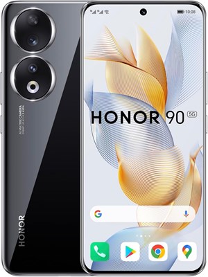 Смартфон HONOR 90 5G, тройная камера 200 МП, 6,7-дюймовый изогнутый AMOLED-дисплей с частотой обновления 120 Гц, 12 ГБ + 512 ГБ, аккумулятор 5000 мА·ч, быстрая зарядка 66 Вт, поддержка двух SIM-карт, цвет «полночный чёрный» 1000012445 - фото 550473