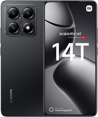 Xiaomi 14T 5G Mobile, Titan Black (12 ГБ ОЗУ + 512 ГБ) | MediaTek 8300 ultra | 6,67-дюймовый AMOLED-дисплей с частотой обновления 144 Гц | Тройная камера Leica 50+50+12 Мп, фронтальная камера 32 Мп 1000012464 - фото 550564