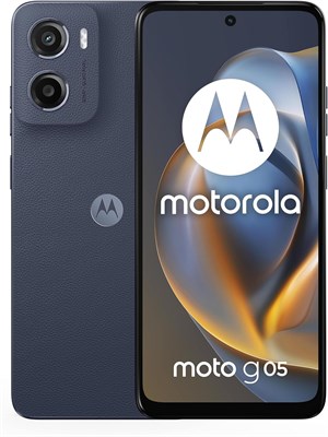 Motorola Moto G05 Dual-SIM, 256 ГБ ПЗУ + 4 ГБ ОЗУ (только GSM | CDMA не поддерживается), заводская разблокировка 4G/LTE (синий джинсовый) — международная версия 1000012466
