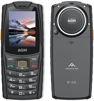 Защищённый мобильный телефон AGM M6, базовый 4G-телефон, разблокированный, водонепроницаемый/защищённый от падений, IP68/69K, крупные кнопки | крупный шрифт, мощный динамик 109 дБ, две SIM-карты, 48+128 МБ, 2500 мА·ч 1000012525 - фото 550809