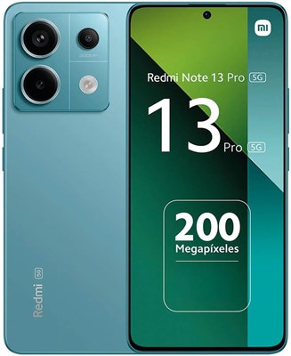 Смартфон Redmi Note 13 Pro 5G, 8 ГБ ОЗУ, 256 ГБ встроенной памяти, камера 200 МП, 6,67-дюймовый дисплей AMOLED с частотой обновления 120 Гц, быстрая зарядка 67 Вт, поддержка двух SIM-карт (цвет Ocean Teal) 1000012540 - фото 550881