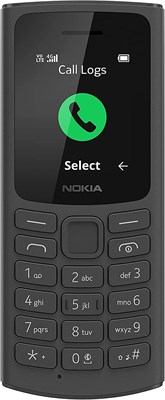 Nokia 105, 1,8-дюймовый телефон на базе S30+ с поддержкой 4G, встроенной памятью 128 МБ + 48 МБ, съемным аккумулятором 1020 мА·ч, FM-радио (проводной и беспроводной режимы) и динамиком «3 в 1» — черный 1000012569 - фото 551006
