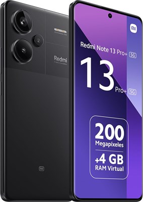 Xiaomi Redmi Note 13 Pro+ Plus 5G (для Tmobile Mint Tello и Global) (256 ГБ + 8 ГБ) 6,67-дюймовый 200-мегапиксельный тройной объектив с поддержкой NFC (полночно-чёрный) 1000012583 - фото 551073