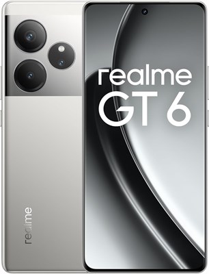 realme GT 6 5G Dual SIM 12 ГБ + 256 ГБ (Fluid Silver) — версия для Ближнего Востока 1000012595 - фото 551129