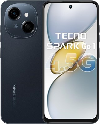 TECNO SPARK Go 1 KL 4 64 ГБ ПЗУ и 3 ГБ ОЗУ — STARTRAIL BLACK | Аккумулятор 5000 мА·ч | Слот для карты памяти | Основная камера 13 МП | Фронтальная камера 8 МП 1000012622 - фото 551241