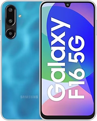 Samsung Galaxy F16 5G (Vibing Blue, 4 ГБ ОЗУ, 128 ГБ встроенной памяти) | Две SIM-карты | MediaTek Dimensity 6300 | Тройная камера 50 МП | Аккумулятор 5000 мА·ч | Дисплей sAMOLED FHD+ | 6 лет обновлений безопасности — Индия 1000012640 - фото 551315