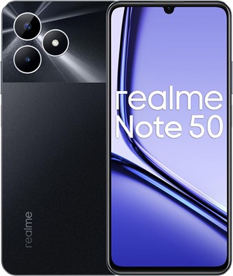 realme Note 50 DUAL SIM 64 ГБ ПЗУ + 3 ГБ ОЗУ (ТОЛЬКО GSM | БЕЗ CDMA) Разблокированный на заводе 4G/LTE смартфон (полночно-чёрный) — международная версия 1000012776 - фото 551904