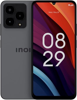 INOI A54 Spectre 6,75 дюйма, 4G LTE, HD+, процессор MTK G88 2,0 ГГц, 12 ГБ ОЗУ (4+8 ГБ памяти Fusion) + 128 ГБ ПЗУ, 50 Мп + 2 Мп + монохромная тройная камера с ИИ, цвет Titanium Black, гарантия 777 дней 1000012788 - фото 551956