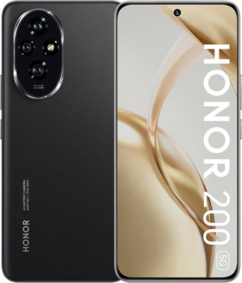 HONOR 200 5G 12 ГБ ОЗУ + 256 ГБ Dual SIM, черный с бесплатными подарками — версия для ОАЭ 1000012843 - фото 552197