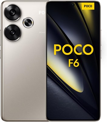Xiaomi POCO F6 5G Mobile, Titanium (8 ГБ ОЗУ + 256 ГБ) | Snapdragon 8s Gen 3 | 6,67-дюймовый AMOLED-дисплей с частотой обновления 120 Гц | Тройная камера с оптической стабилизацией изображения (50 МП + 8 МП) и фронтальная камера 20 МП 1000012851 - фото 552240