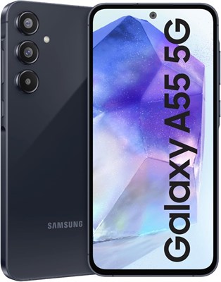 Samsung Galaxy A55 5G (Awesome Navy, 8 ГБ ОЗУ, 128 ГБ встроенной памяти) | ИИ | Металлическая рамка | Основная камера 50 МП (оптическая стабилизация изображения) | Видео Super HDR | Ночная съёмка | IP67 | Стекло Corning Gorilla Glass Victus+ | Дисплей sAM 1000012853 - фото 552250