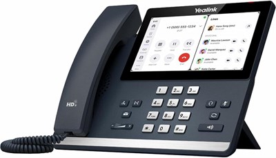Сертифицированный телефон Yealink MP56-Zoom | Android 13, 7-дюймовый ёмкостный сенсорный экран, Optimal HD Audio, шумоподавление, магнитная трубка, встроенный Bluetooth 5.2 и двухдиапазонный Wi-Fi 5, два гигабитных порта PoE 1000012854 - фото 552255