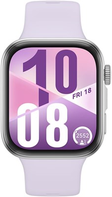 Умные часы HUAWEI WATCH FIT4, дисплей 1,82 дюйма, более 100 спортивных режимов, фитнес-трекер и трекер сна, пульсометр, помощник по эмоциональному благополучию, до 10 дней автономной работы, iOS и Android, фиолетовый 1000013080
