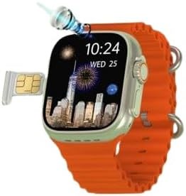 Умные часы Modio ST10 с 2,2-дюймовым полноэкранным дисплеем, поддержкой SIM-карты 4G, тремя парами ремешков и беспроводным зарядным устройством для женщин и мужчин (серебристый) 1000013203