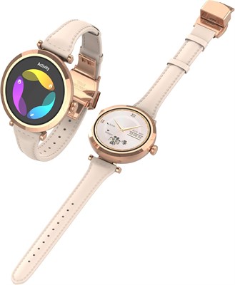 Смарт-часы LDNIO SW02 Bluetooth для Android и iOS — звонки и текстовые сообщения, отслеживание здоровья, водонепроницаемость, экран AMOLED 1,19 дюйма, время работы от аккумулятора 5–7 дней, для мужчин и женщин, многофункциональные смарт-часы (золотой) 1000013229