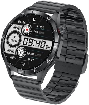 Умные часы Green Lion G-Master 2, беспроводная зарядка, несколько модулей NFC, функция Always On Display, поддержка вибрации, до 2,5 часов работы, Bluetooth 5.0 — черный 1000013238