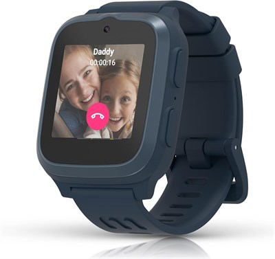 Умные часы myFirst Fone S3 Kids 4G для мальчиков и девочек в возрасте от 4 до 12 лет, в комплекте SIM-карта AT&T, безлимитные видео- и голосовые вызовы, текстовые сообщения, GPS-отслеживание, 2-мегапиксельная камера и многое другое (цвет «космический сини 1000013258