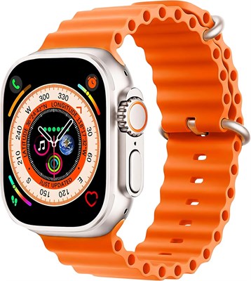 Умные часы TOUCHMATE с функцией звонков по Bluetooth и дополнительным ремешком стоимостью 20 дирхамов ОАЭ | Оранжевый 1000013365