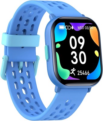 Детские умные часы для мальчиков и девочек, водонепроницаемые, IP68, фитнес-трекер, часы с пульсометром, монитором сна, 8 спортивных режимов, шагомер, будильник, подарки для подростков (синие) 1000013383