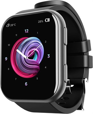 Умные часы boAt Blaze, HD-дисплей 1,75 дюйма, быстрая зарядка, процессор Apollo 3 Blue Plus, круглосуточный мониторинг пульса и SpO2, несколько спортивных режимов, аккумулятор на 7 дней – черный (обновлённый) 1000013390
