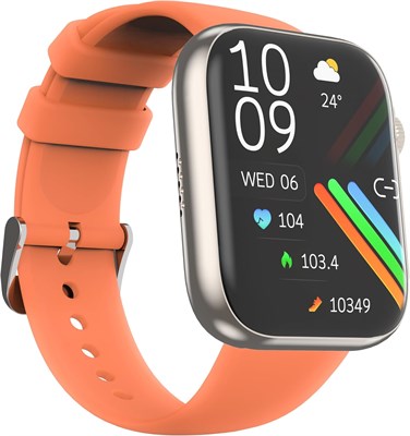 Обычные смарт-часы, сверхдолгое время работы от аккумулятора (40 дней), водонепроницаемость до 50 м, прочный фитнес-трекер с функцией приема и совершения звонков, сверхбольшой HD-дисплей 1,91 дюйма, голосовой помощник с искусственным интеллектом, круглосу 1000013405