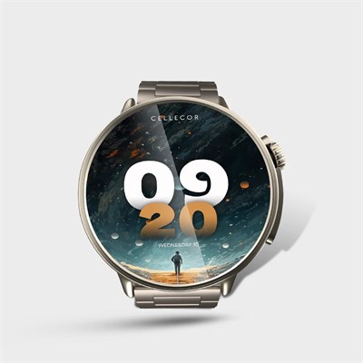 CELLECOR A5 PRO DISC с HD-дисплеем 1,52 дюйма — умные часы с функцией звонков по Bluetooth, яркостью 500 нит, голосовым помощником на базе ИИ, более 120 спортивных режимов, датчиком SpO2, пульсометром, защитой IP68 и управлением камерой — GoldenBlack 1000013418