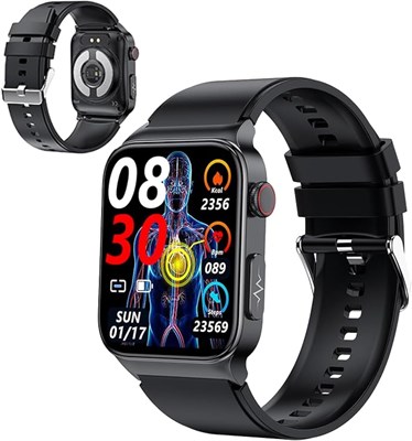 Смарт-часы LBOYLOVE® для мужчин и женщин. Принимайте звонки и совершайте звонки. 1,85-дюймовый сенсорный экран. Счётчик шагов, пульсометр, датчик сна, 110 спортивных режимов. Водонепроницаемые смарт-часы для Android iOS. 1000013424