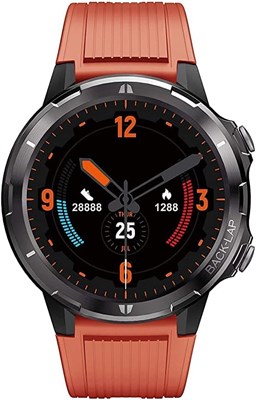 Умные часы X.cell CLASSIC с фитнес-трекером, круглосуточным пульсометром, оповещениями о звонках и сообщениях для телефонов iPhone и Android — оранжевый 1000013502