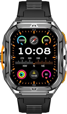 Умные часы MEVIVA, умный браслет, 1,96-дюймовый AMOLED-дисплей, мониторинг здоровья, различные функции сцен, водонепроницаемость 5 АТМ, 10 дней использования, 45 дней в режиме ожидания, полноэкранный сенсорный экран. 1000013561