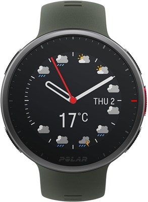 Polar Vantage V2 — премиальные смарт-часы для мультиспорта с GPS, измерением пульса на запястье для бега, плавания, езды на велосипеде, силовых тренировок — управление музыкой, погода, уведомления с телефона 1000013634