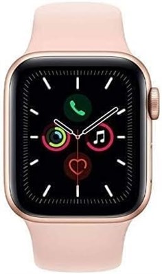 Умные часы T500 серии 5 (2020) с функцией измерения артериального давления, Bluetooth-звонками и музыкальным плеером, 44 мм (розовые) 1000013666