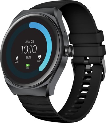 Смарт-часы Seeken Gravity Next Gen 2 | Смарт-часы для мужчин | Женские часы | Bluetooth-звонки и мониторинг здоровья | 1,38-дюймовый TFT-дисплей | Водонепроницаемость IP67 | Длительное время автономной работы | Черный 1000013694