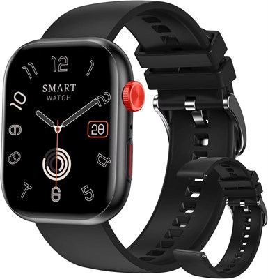 Умные часы с пульсометром, умные часы с функцией мониторинга артериального давления, круглосуточный мониторинг пульса и уровня кислорода в крови, умный фитнес-трекер для мужчин и женщин (2 браслета) 1000013697