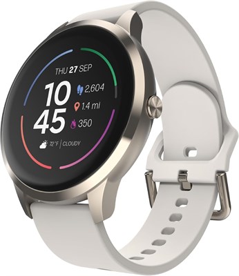 Умные часы iTouch TP4R01-TM1 New Sport 4 Series Unisex, титановый/бежевый 1000013719